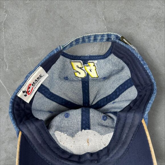 Vintage Jeff Gordon Suede & Denim Adjustable Nascar Racing #24 Hat - Picture 7 of 8